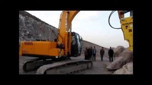 Гидромолот в работе