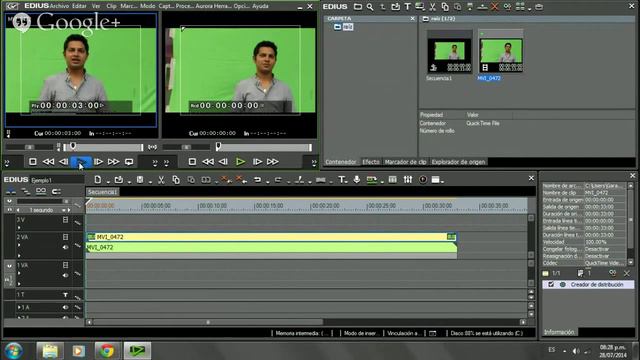 EDIUS - Clase 01 - Selección de colores смотреть онлайн