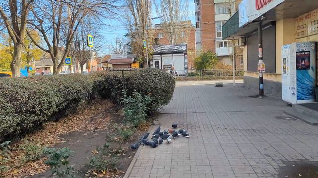 ч-1 Прогулка по улице Советской города Шахты Ростовской области осень 2023 часть 1