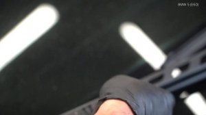 How to change wipers blades / window wipers BMW E60 [TUTORIAL AUTODOC]