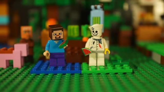 НУБ МАЙНКРАФТ и Борька - ЛЕГО смотреть онлайн