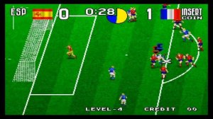 TECMO WORLD SOCCER 96 gameplay