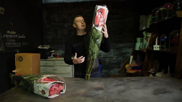 GFG | ЦВЕТЫ ОПТОМ. Роза, сорт Hermosa, 80 см • Плантация Marybella Gardens • Эквадор смотреть онлайн