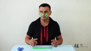 Тейпирование носогубной складки