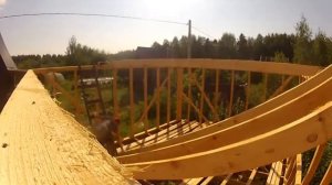 Монтаж перекрытие чердака каркасного дома