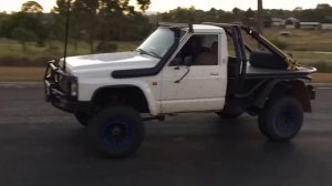 Nissan gq td42 turbo patrol first run