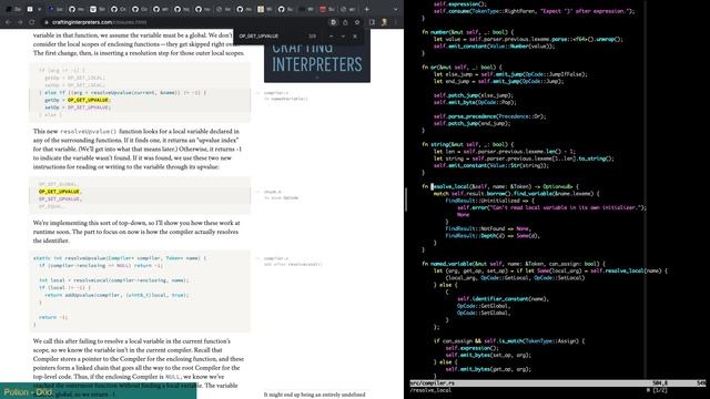 [Rust Programming] Crafting Interpreters: Day 33, Chapter 25 (Part 1) смотреть онлайн