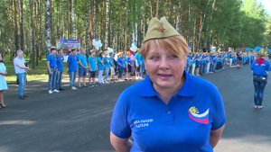 Открытие муниципального лагеря «Юнармеец»