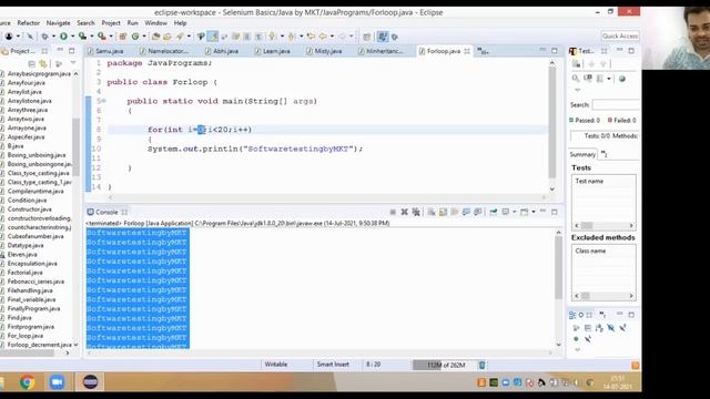 For Loop in Java | Learn it today, remember it forever | Java for Selenium смотреть онлайн