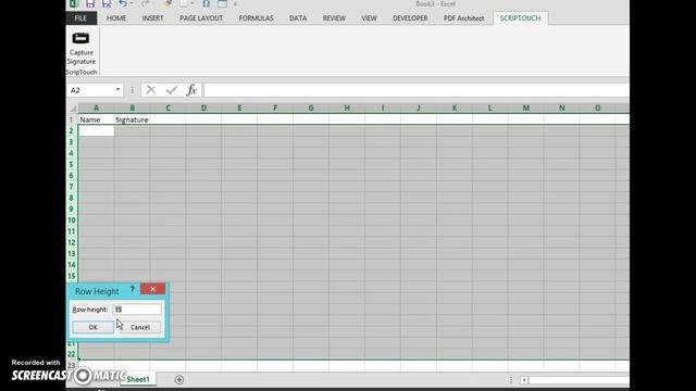 Simple Signature Capture in Excel смотреть онлайн