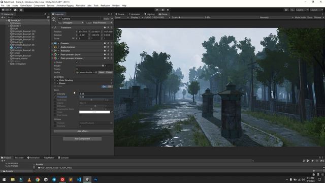 Unity Post-Processing - Flooded Ground  #graphicdesign  tutorial смотреть онлайн