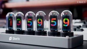 IPS Nixie Tubes Digital Table Clock
