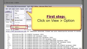 Steps to track the IP address from an email.