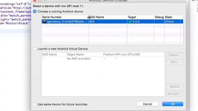 Bug on Android Device Chooser смотреть онлайн