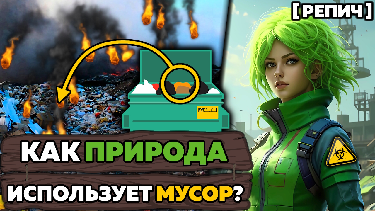 🧪 Почему природе НУЖЕН мусор? | Польза от ЗАГРЯЗНЕНИЯ | Химбио блог №4 [Репич]