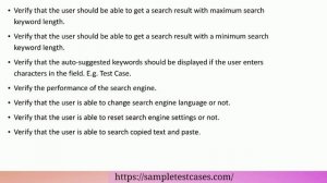 Test Cases For Search Engine | Positive and Negative Test Cases For Search Engine | Test Scenarios