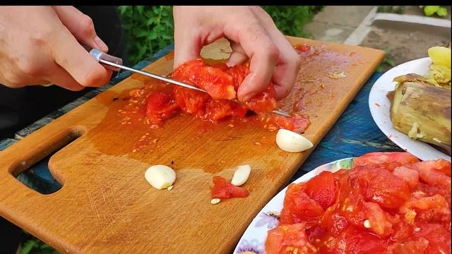 ИКРА НА МАНГАЛЕ ИЗ БАКЛАЖАН #икра #соусизбаклажан #блюданамангале