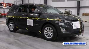 Краш тест Honda Odyssey и Chevrolet Equinox 2018