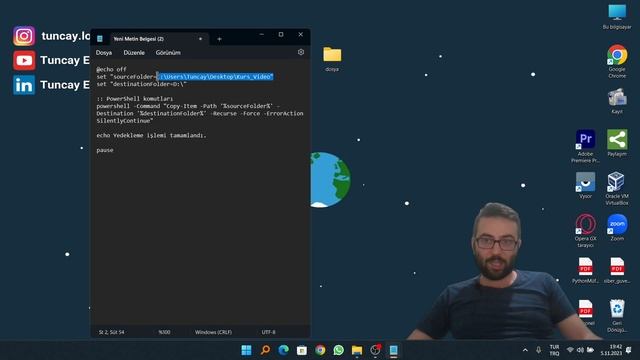 Bilgisayarında Bulunan Her Şeyi Yedekleyebilen Basit Script смотреть онлайн