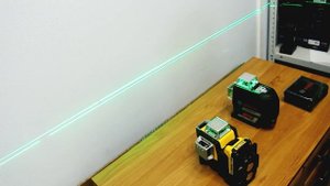 Зелёный нивелир Bosch GLL 3-80 CG. Знакомство и сравнение с  Dewalt DW089LG