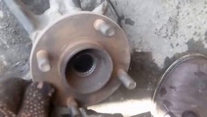 Меняем ступичный Подшипник на Nissan AD. Полное описание.