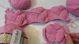 ⚜️Вязание крючком коса крючком.Вязание коса крючком.Коса вязаная крючком.Узор ко