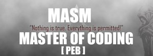 [PEB] Блок Технологической Среды.КОД В ИСПОЛНЕНИИ MASM32.
MASTER OF CODING