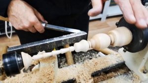 Вытачивание новогоднего подарка Бычок на токарном станке по дереву