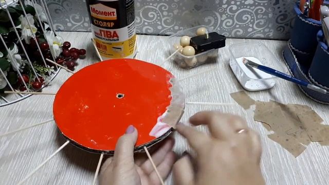 DIY wall clock\Настенные ЧАСЫ "Время чая", своими руками, легко и просто\Часы из обувной коробки!