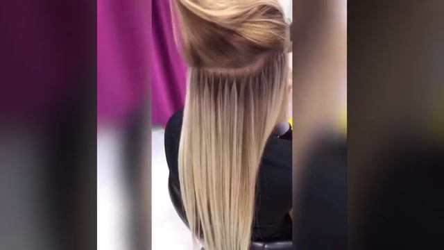 Капсульное наращивание волос процесс