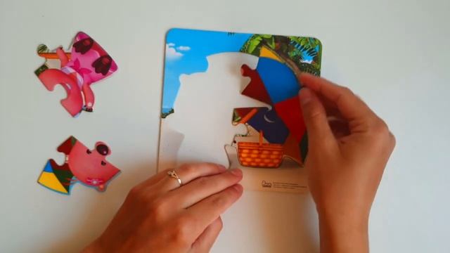 Лупи на пикнике из мультика Пингвиненок Пороро - собираем пазлы смотреть онлайн