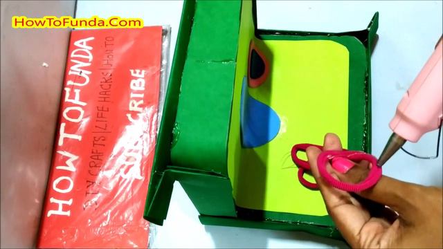 PLANT CELL model project using cardboard for science exhibition | 3d |  DIY at home |  howtofunda