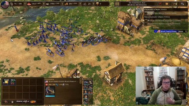Age of Empires III DE - Full Game - Fire Campaign Final - Battle of Yorktown #32 смотреть онлайн