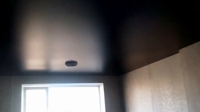 Наша работа/ Чёрный матовый натяжной потолок смотреть онлайн