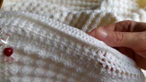 Плед для новорожденного, детское одеяло (ажурная обвязка)  Часть 2 / How to tie a blanket Part 2