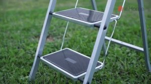 Складная стремянка с широкими ступенями InHome