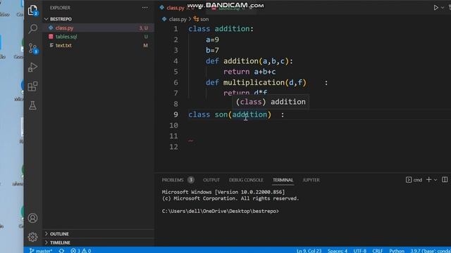python class  inheritance for beginners