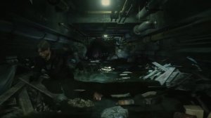 Resident Evil 2 Remake - Escaping The Alligator Scene