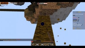 Играем в Бед Варс с читом Wurst на версии майнкрафт 1.9