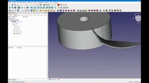 FreeCad Брелок вентилятор