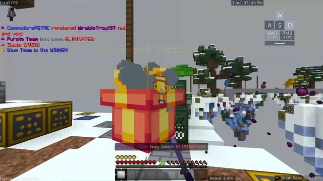 JAVA Minecraft Player plays HIVE Skywars смотреть онлайн