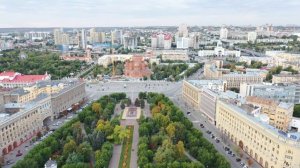 Аллея Героев Волгоград СВЕРХУ! (4K)