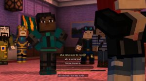 Minecraft Story Mode: Episode 6 | WHITE PUMPKIN UNMASKED! | The End