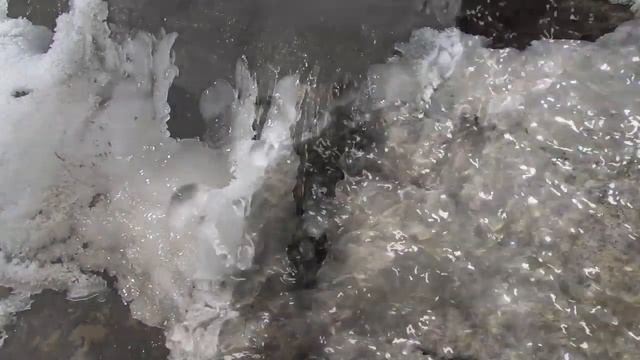 ТРАВЕРТИНОВЫЙ водопад зимой. СТЕРЕОЗВУК. Ставрополь. #RelaxVideo