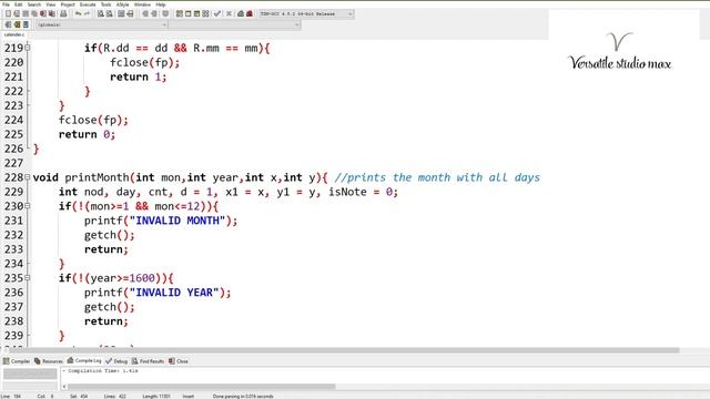 CALENDAR IN C|MINI PROJECT IN C LANGUAGE|CREATE CALENDAR IN DEV C++|#CALENDARINC смотреть онлайн