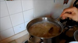 Пшенная каша с картофелем и курицей