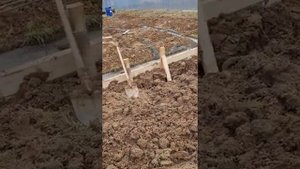 заливка в землю бетона по уровень грунта