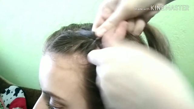 Прически с косами/Прически за 10 минут/Романтическая прическа #Прическа на средние и длинные волосы