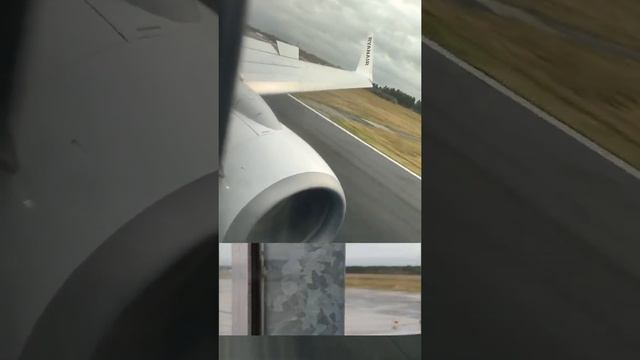 Посадка в аэропорту Weeze| Landing at Weeze Düsseldorf airport EDLV | Ryanair | Multicam | #shorts