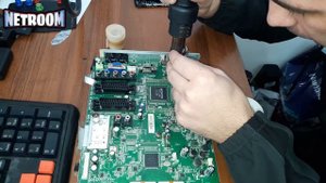 Ремонт ЖК телевизора Philips. Неисправность main платы.